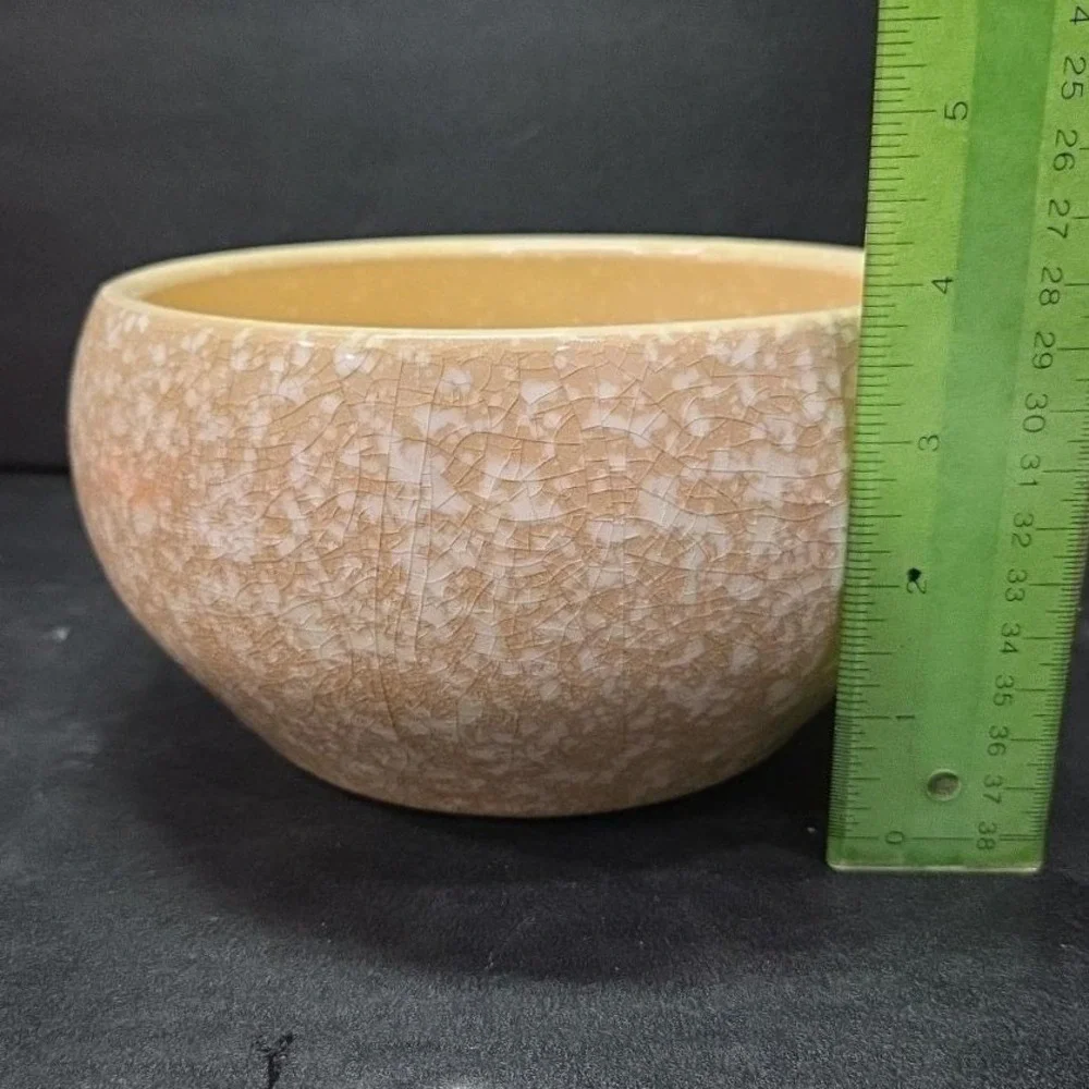 WoodWick Island Coconut Speckled Bowl, Empty Ceramic‎ Candle Vessel, Pottery